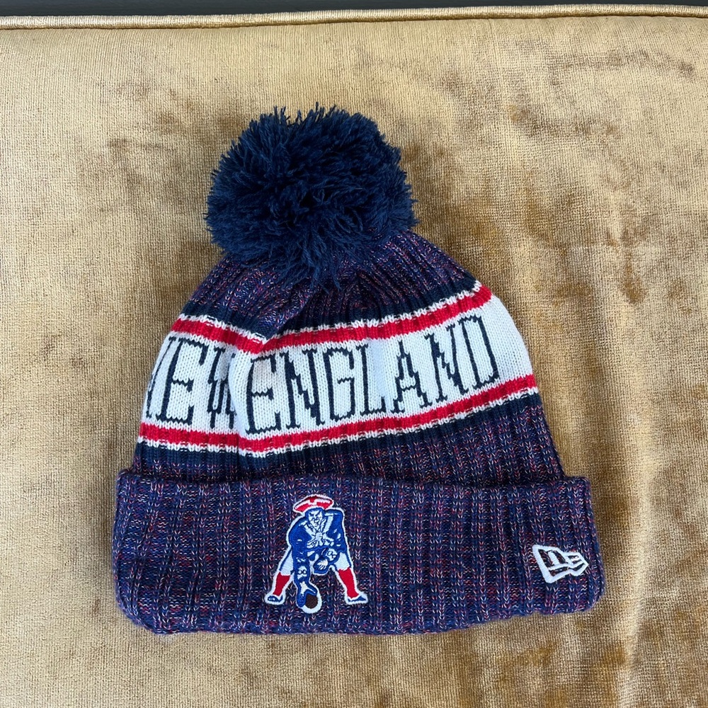 NE Patriots NFL Official Historic Sport Knit Hat